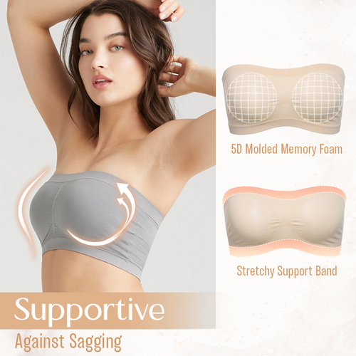 CozyLift Seamless Supportive Tube Bra